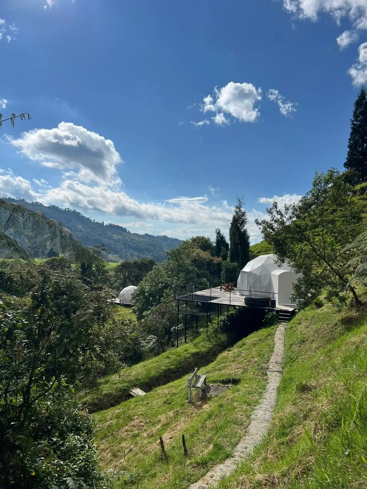 Glamping desayuno domo, Reserva del Ruiz
