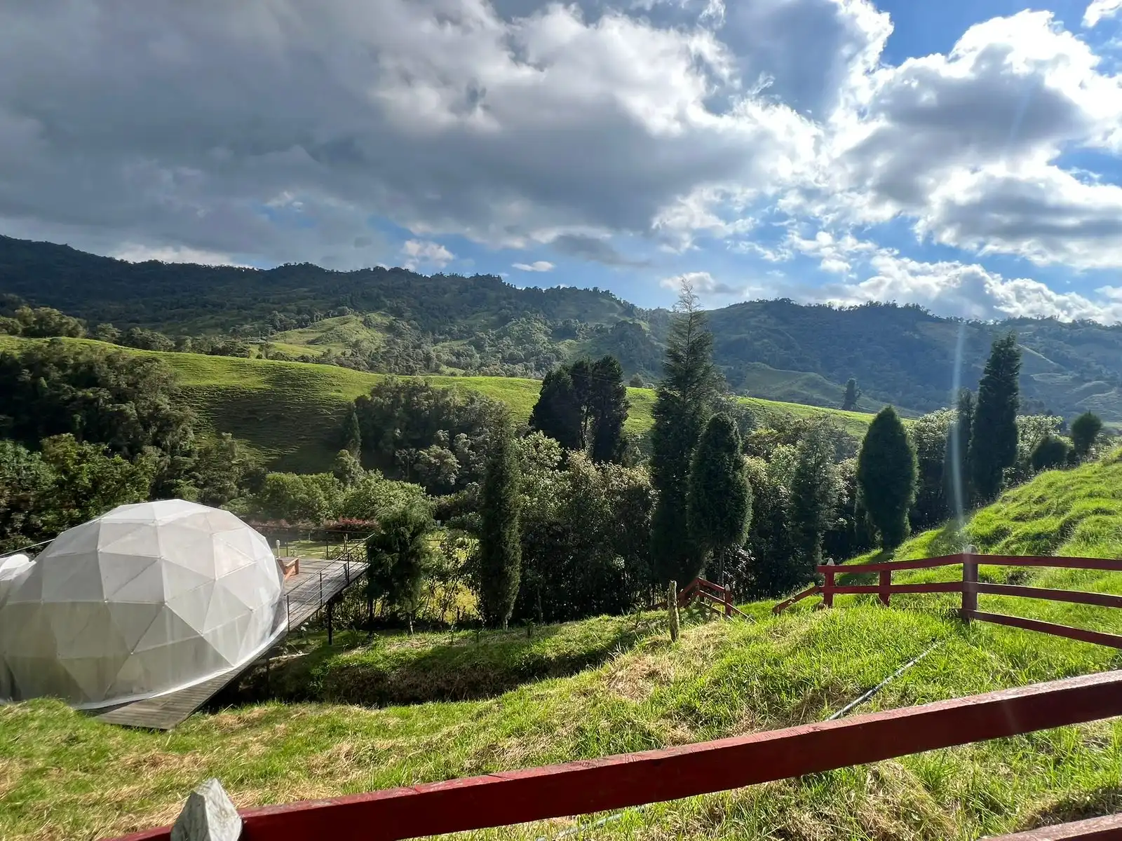 Glamping naturaleza vista, Reserva del Ruiz